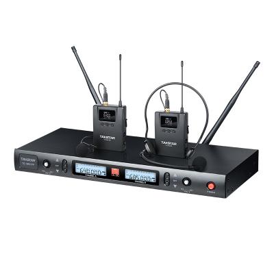 Bộ Micro không dây cài hông UHF kênh kép TS-8807PP Bộ Micro không dây cài hông UHF kênh kép TS-8807PP