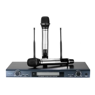 Bộ Micro không dây cầm tay UHF kênh kép X5 Bộ Micro không dây cầm tay UHF kênh kép X5