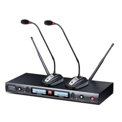 Bộ Micro không dây hội nghị UHF kênh kép TS-8807TT Bộ Micro không dây hội nghị UHF kênh kép TS-8807TT