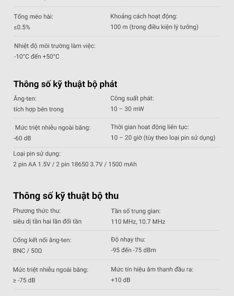 G108: Hệ thống Micro 1 bộ thu 8 micro có đặc điểm gì nổi bật?
